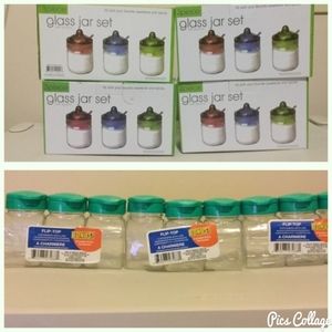 Set of Small Jars for sugar,salt ,spices